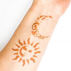Kit DIY -  Tatuaje Temporare cu Henna si Sabloane