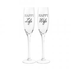 Set pahare - Happy Wife, Happy Life