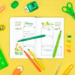 Liner - Sway fineliner, 0.4mm, galben