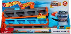 Set de joaca - Hot Whels 2 in 1 Speedway Hauler