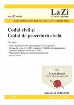 Coperta cărții Codul civil si Codul de procedura civila