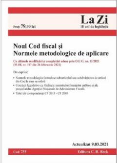 Noul Cod fiscal si Normele metodologice de aplicare