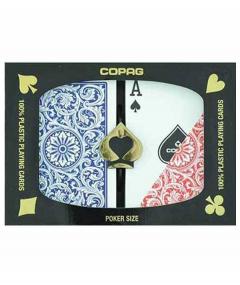 Carti de joc - Copag Plastic Set Red / Blue