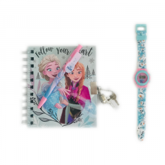 Set cadou cu ceas - Frozen