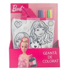 Geanta de colorat - Barbie
