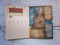 Jurnal handmade din materiale reciclate - Unforgettable