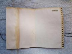 Jurnal handmade din materiale reciclate - Unforgettable