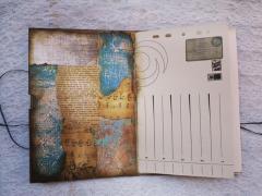 Jurnal handmade din materiale reciclate - Unforgettable