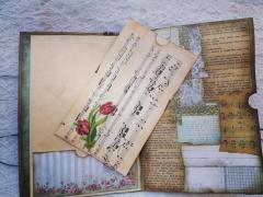 Jurnal handmade din materiale reciclate - Unforgettable