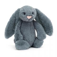 Jucarie de plus - Bashful Dusky Blue Bunny, 31 cm