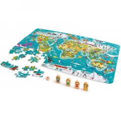 Puzzle - 2-in-1 - Turul Lumii