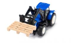 Jucarie - New Holland with Pallet Fork and Pallet