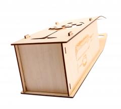 Cutie sticla vin - Pocal 11x38cm