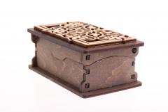 Cutie lemn - Vintaj, 11x4.5x6.5cm