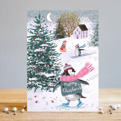 Felicitare - Penguins In The Snow