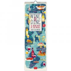 Calendar 2022 - Wine and Dine, 16x49 cm