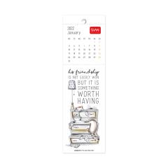 Calendar 2022 - Bookmark -  Life is Better With Cats, 5.5x18 cm