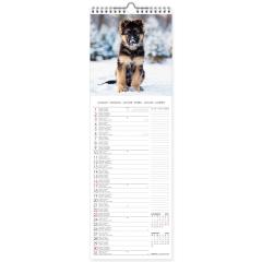 Calendar 2022 - Puppies, 16x49 cm