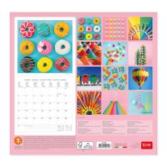 Calendar 2022 - Live Colorfully, 30x29 cm