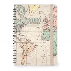 Agenda 2022 - 12-Month Weekly Diary - Large, Spiral Bound - Travel