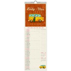 Calendar 2022 - Book Lover's, 16x49 cm