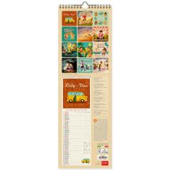 Calendar 2022 - Book Lover's, 16x49 cm