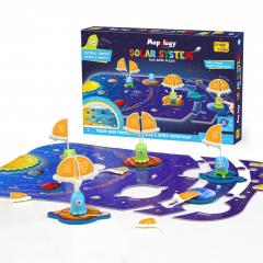 Puzzle cu doua fete - Sistemul Solar
