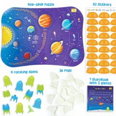 Puzzle cu doua fete - Sistemul Solar
