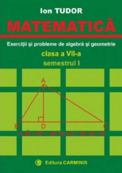 Matematica.Exercitii si probleme de algebra si geometrie,Clasa a VII-a