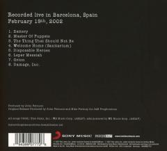 Lost Not Forgotten Archives: Master of Puppets - Live in Barcelona, 2002 