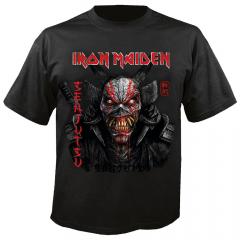 Tricou - Iron Maiden: Senjutsu Back Cover, Vertical Logo - M