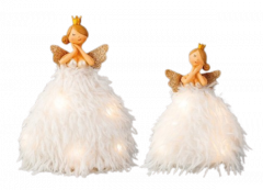 Decoratiune - Micro LED Angel Polyester Steady - Warm White - mai multe modele