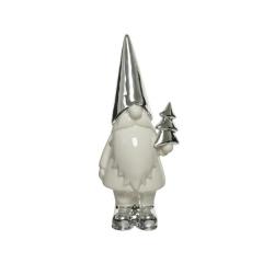 Figurina - Gnome Stoneware - White