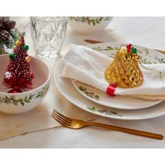 Bol - Porcelain Wreath - White, 480 ml