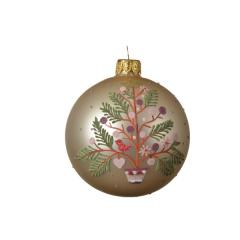 Glob - Glass Matt Potted Tree - Pearl