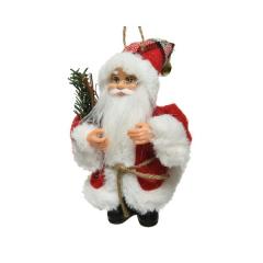 Figurina - Santa Polyester Branch - Red and White