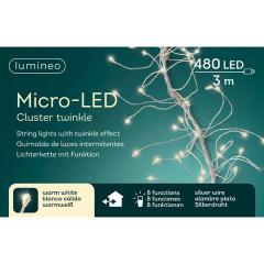 Ghirlanda de luminite - Micro LED Cluster Lights - Twinkle Effect - Outdoor