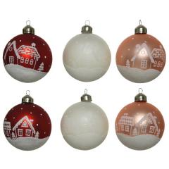 Glob - Glass Matt White Houses Designs - mai multe modele - pret pe bucata