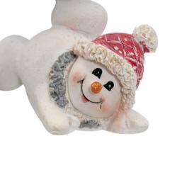 Ornament brad - Snowman - White - mai multe modele