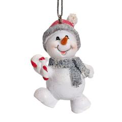 Ornament brad - Snowman - White - mai multe modele