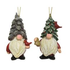 Ornament brad - Gnome - Pinecone Hat and Holly Berry Hat - mai multe modele