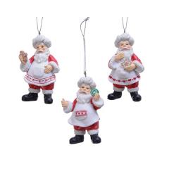 Ornament brad - Christmas Santa - mai multe modele - pret pe bucata