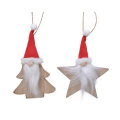 Ornament brad - Santa Hat - Star, Tree - doua modele