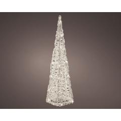 Brad decorativ - LED Pyramid Acrylic Steady - Outdoor - Warm White