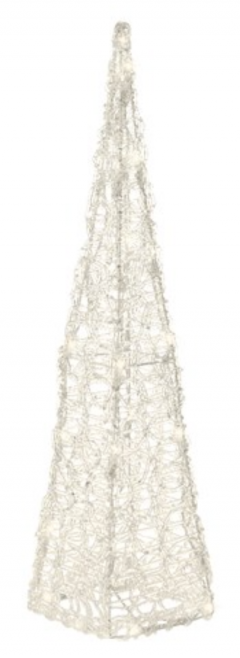 Brad decorativ - LED Pyramid Acrylic Steady - Outdoor - Warm White