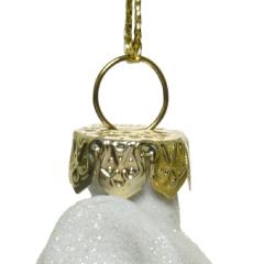 Ornament brad - Unicorn Shatterproof Glitter - White