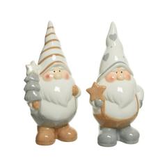 Figurina decorativa - Dwarf Porcelain - Misty Grey, Camel Brown - mai multe modele