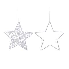 Ornament brad - Star Iron Glitter - doua modele - pret pe bucata