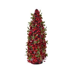 Brad decorativ - Mini Tree Red Foam Berries