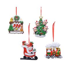 Ornament brad - Santa - Tree - Train - Fireplace - mai multe modele - pret pe bucata